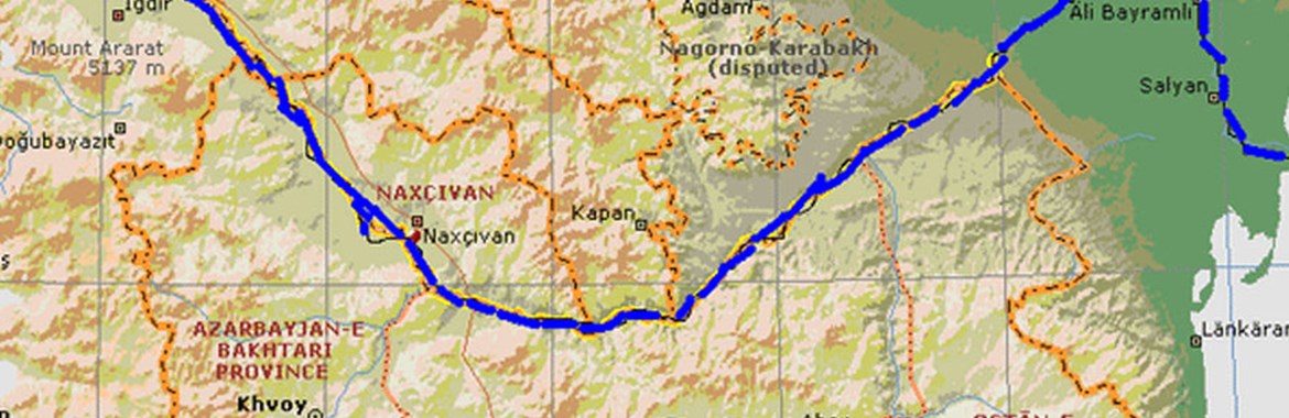 مرزهای زمینی ایران به ایروان ارمنستان