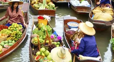 عکس و نقشه بازار شناور دامنئون سادواک