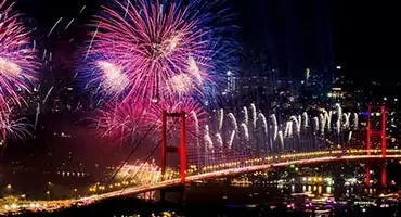 جشن آغاز 2021 در آمریکا و اروپا