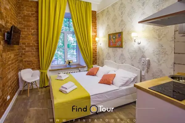 اتاق هتل petrovskiy art loft