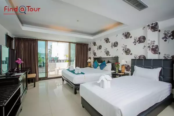 اتاق خواب هتل پاتونگ سوئیس پوکت