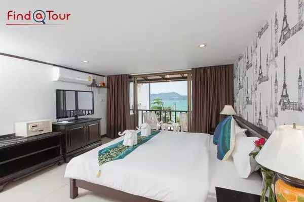 اتاق خواب هتل پاتونگ سوئیس پوکت