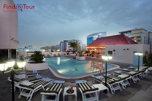 استخر هتل کارلتون پالاس دبی 