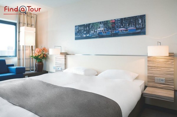 اتاق خواب هتل مونپیک آمستردام