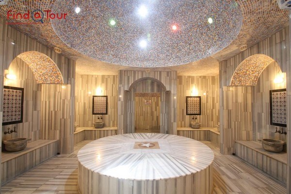 حمام ترکی هتل بلکون آنتالیا