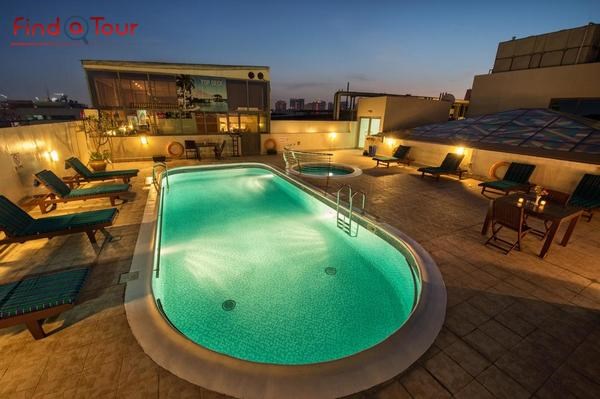 استخر هتل گراند سنترال دبی 
