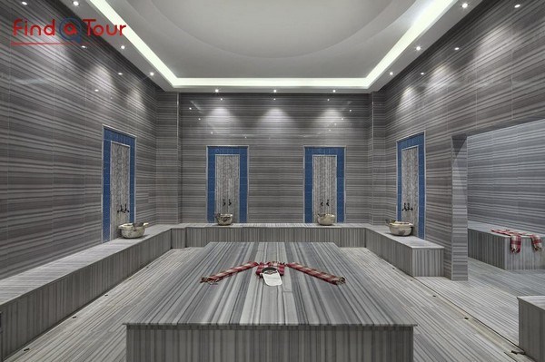 حمام ترکی هتل دوسینیا لاکچری ریزورت آنتالیا