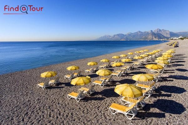 امکانات ساحلی هتل ازکایماک فالز ترکیه