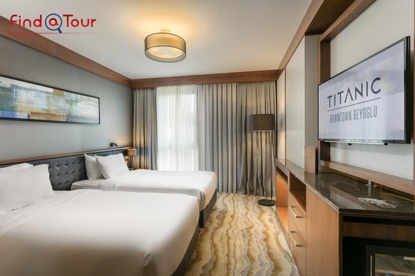اتاق خواب هتل تایتانیک داون تاون استانبول