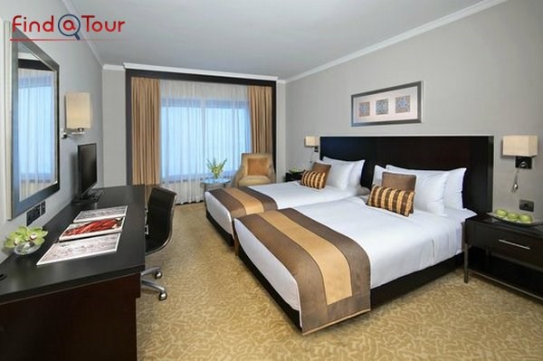 اتاق خواب هتل تریدرز دبی