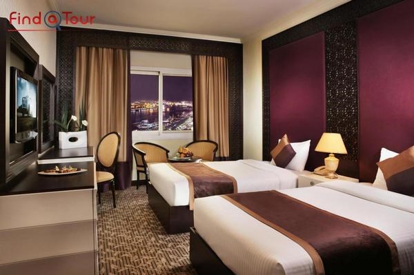اتاق خواب هتل کارلتون تاور دبی