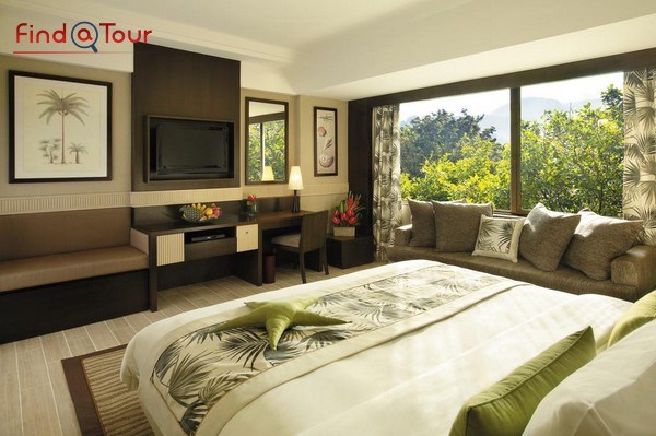 اتاق خواب هتل گلدن سندز ریزورت مالزی