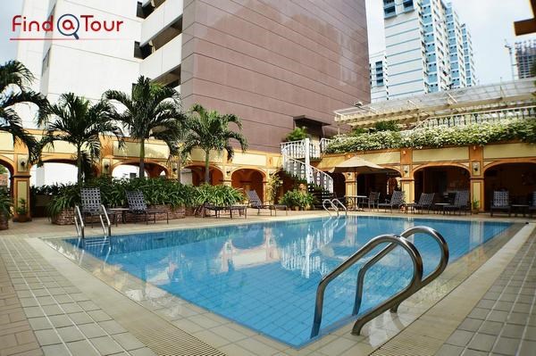 استخر روباز هتل گرند پاسیفیک سنگاپور