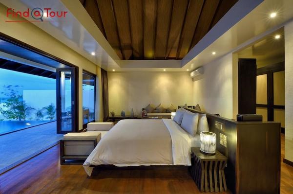 اتاق خواب هتل اتمسفر کانیفوشی مالدیو