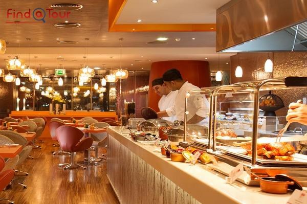 رستوران هتل پولمن جمیرا لیک تاورز دبی