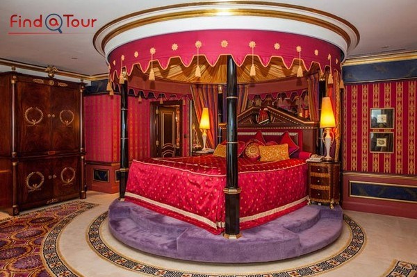 اتاق خواب هتل برج العرب جمیرا دبی