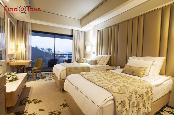 اتاق خواب هتل تایتانیک بیچ آنتالیا