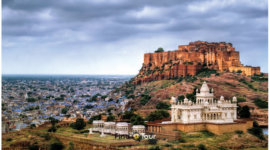قلعه مهاراجه در شهر جیپور هند