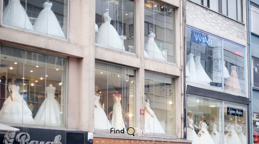 خرید لباس عروس از محله فاتیح استانبول