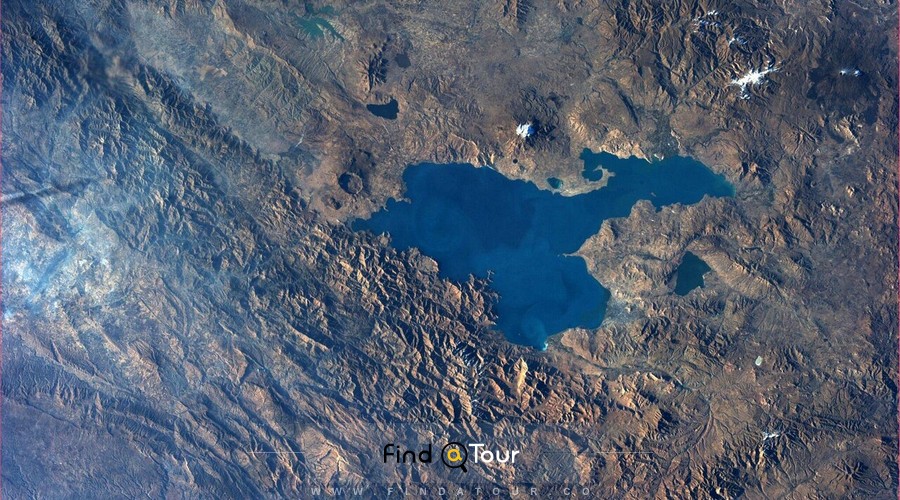 عکسبرداری هوایی از دریاچه وان ترکیه