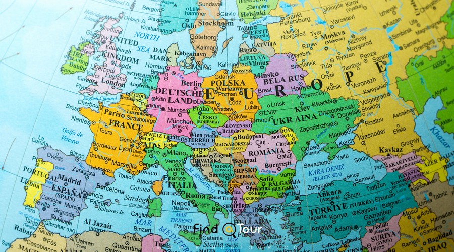 بهترین نقشه اروپا