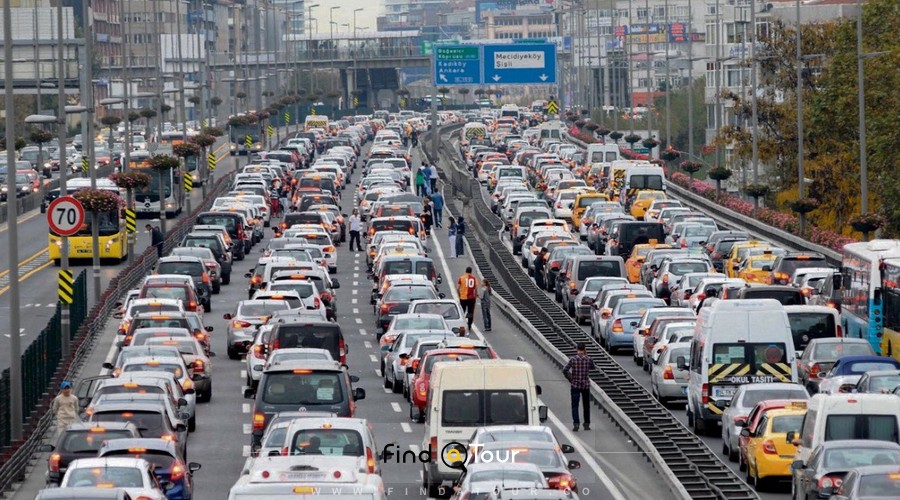 ترافیک در استانبول ترکیه