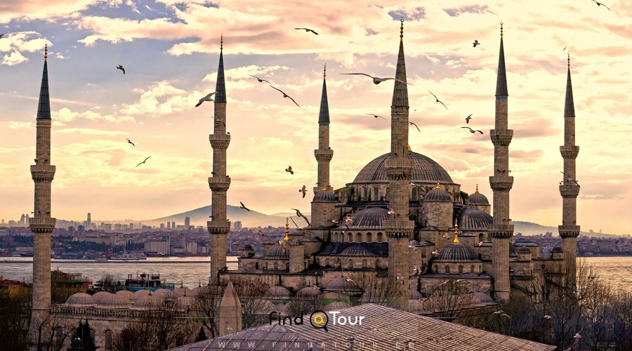   ویزای توریستی ترکیه  مسجد سلطان احمد در استانبول