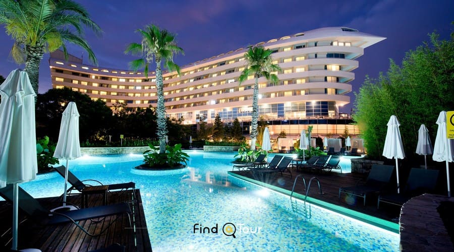 هتل کنکورد دلوکس ریزورت اولترا آل کلوسیو در لارا آنتالیا ترکیه