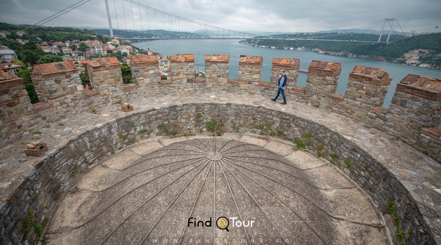 قلعه اصلی ساروجا پاشا در قلعه روملی حصار استانبول در ترکیه