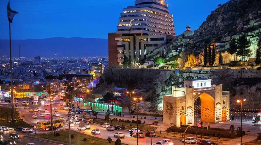 فاصله تهران تا شیراز 