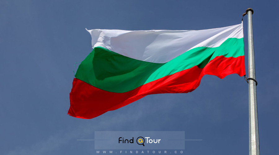 عکس زیبا از پرچم بلغارستان