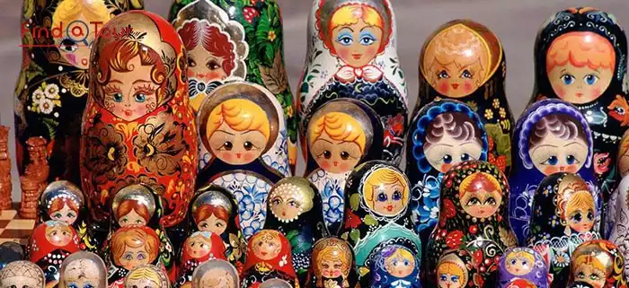 عکس خرید سوغاتی سوغاتی روسیه